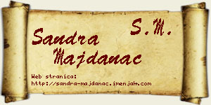 Sandra Majdanac vizit kartica
